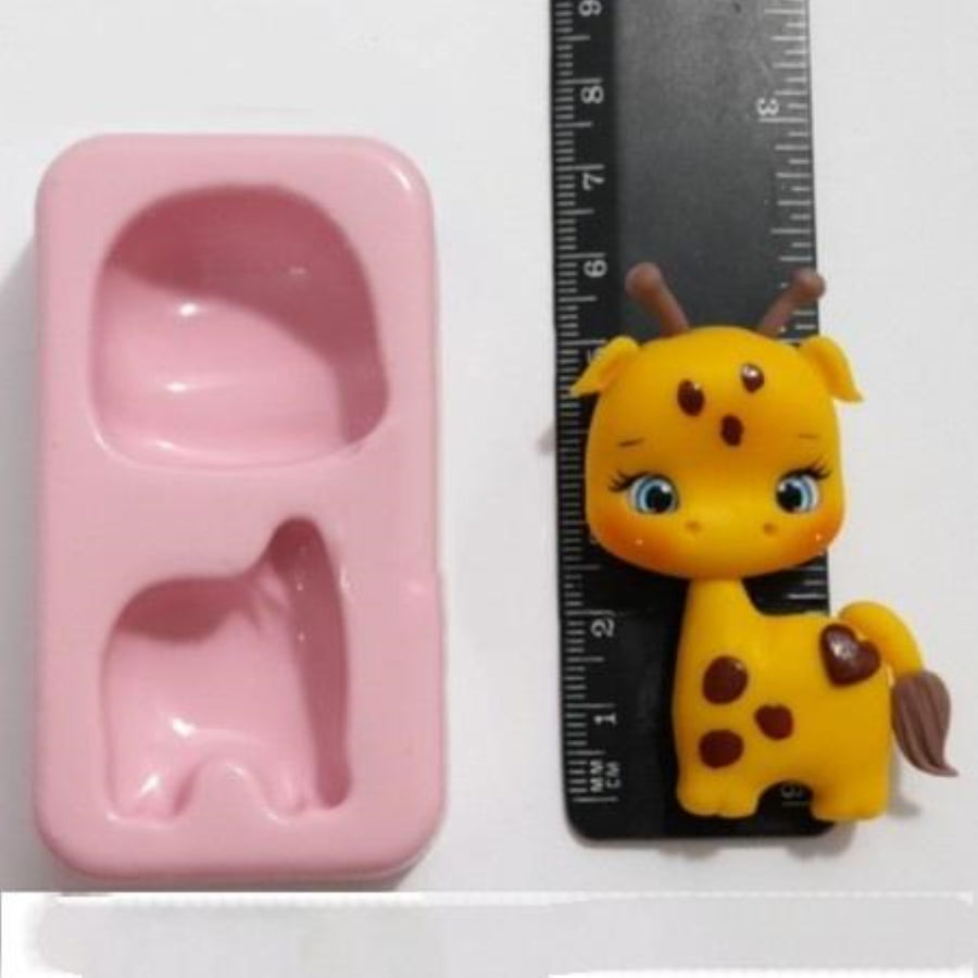 Cute Giraffe Silicone Mold KKA #33