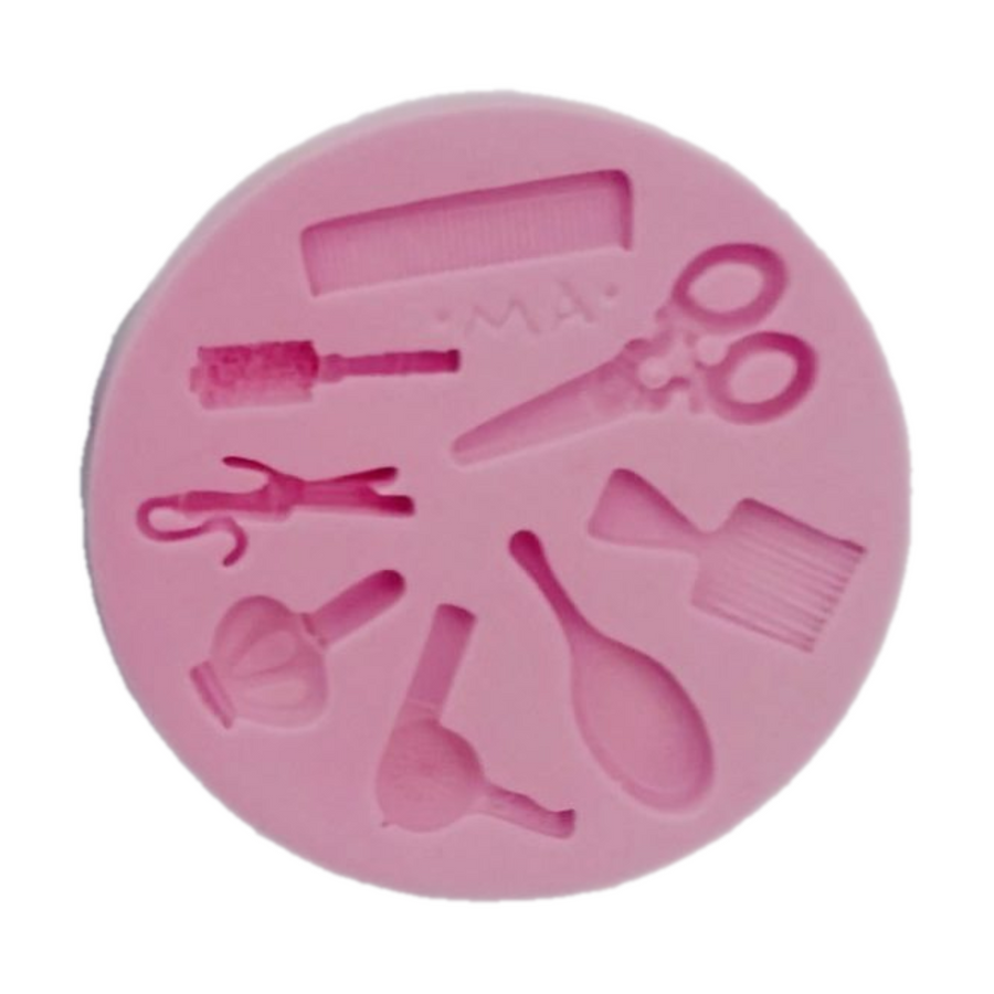 Kit Hair Saloon Silicone Mold 456 MA