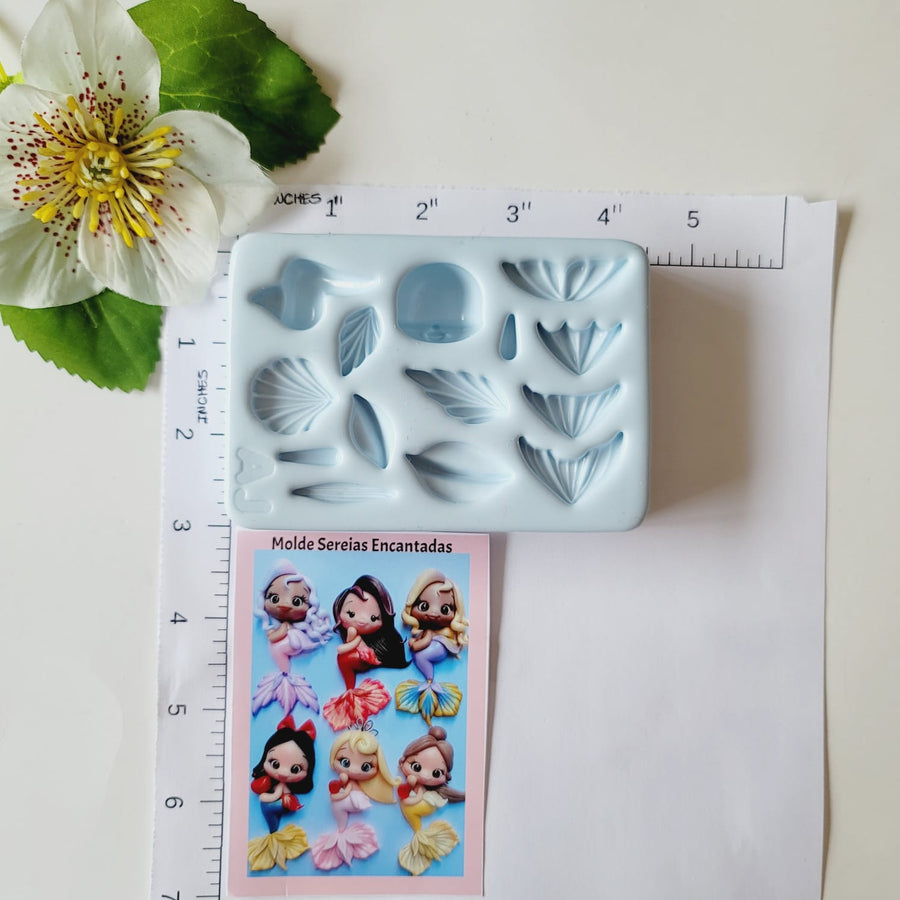 AJ #13 Enchanted Mermaid Silicone Mold