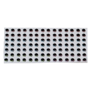 Adhesive Resin Eyes for Clays Multicolor STY R009 P 49Pairs