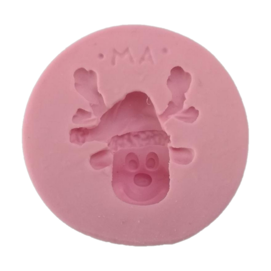 Xmas Reindeer Silicone Mold 556 MA