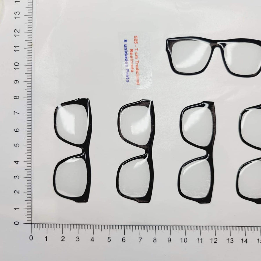 Adhesive Resin Eye Glasses for Clays MNC 525 7cm 8Units