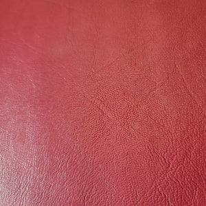 Raspberry Faux Leather Printed Vinyl Sheet