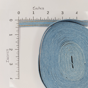 Real Denim Ribbon - Sold by the Yard