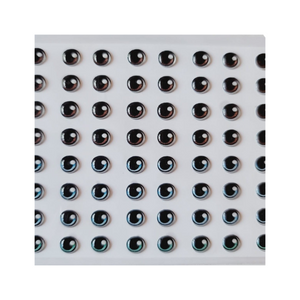 Adhesive Resin Eyes for Clays Multicolor STY R029 PP 64Pairs