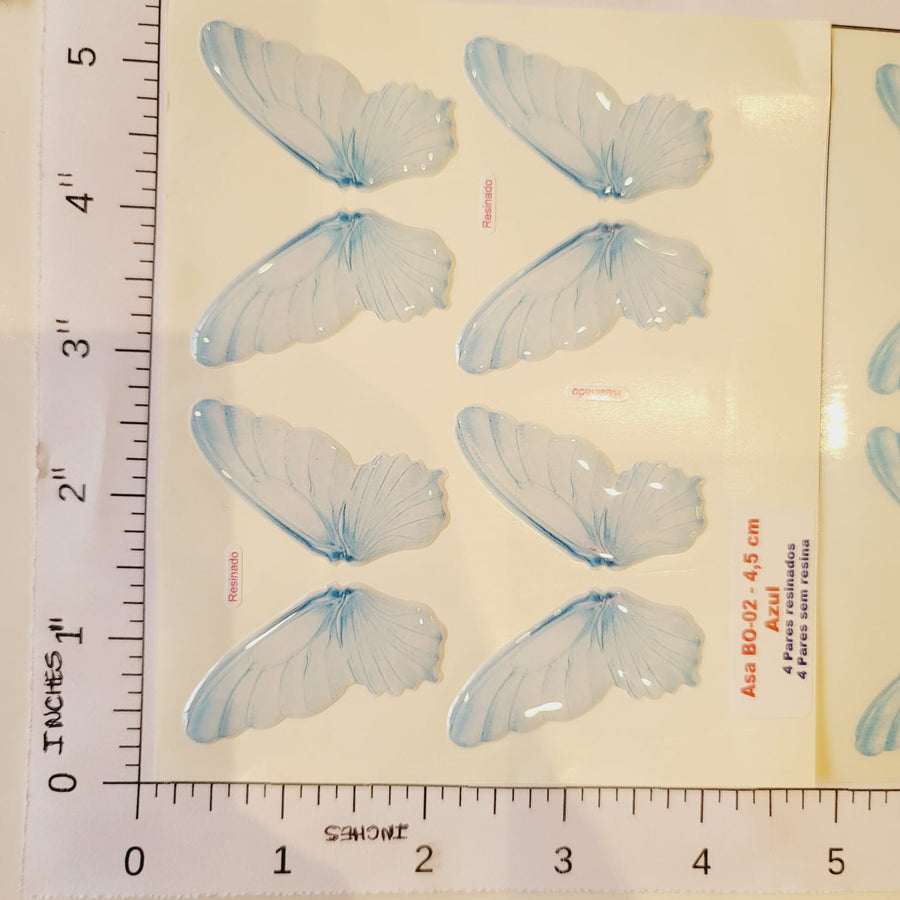 Adhesive Resin Wings for Clays (set of 4) MNC 4.5 cm