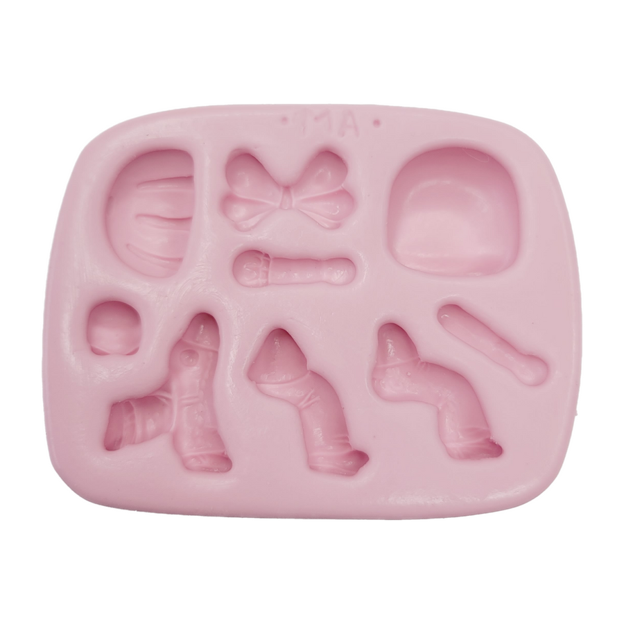 Biker's Side Body Small Silicone Mold MA 755