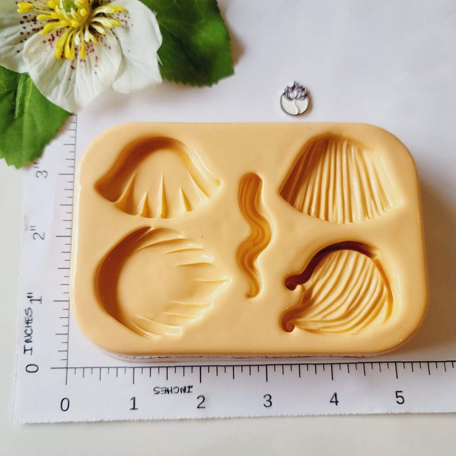 MD #3 Hair Styles 3  Silicone Mold