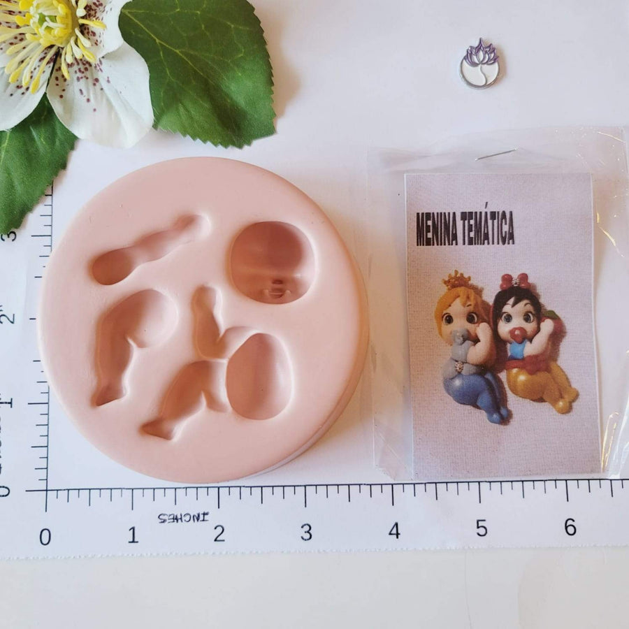 Themed Girl Silicone Mold S.A. #28