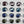 Load image into Gallery viewer, Adhesive Resin Eyes for Clays Multicolor STY R076 G 16Pairs
