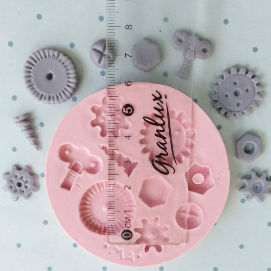 Kit Mechanical Screws Silicone Mold MA 722