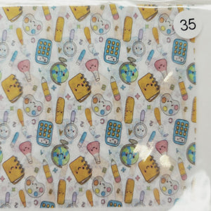 Decoupage Tissue for Clays and DIY Projects #10 Approx. 18cmx18cm