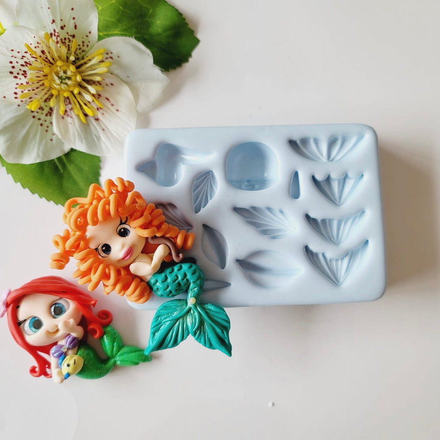 AJ #13 Enchanted Mermaid Silicone Mold