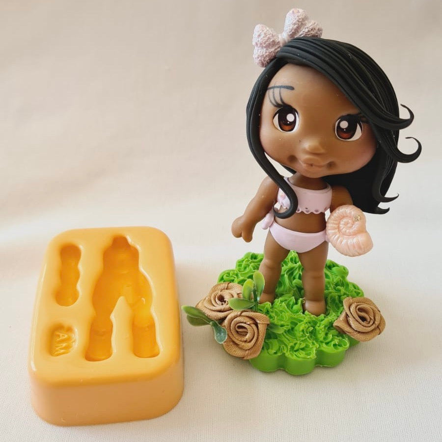 MD #93 Uni Cake top Body Silicone Mold