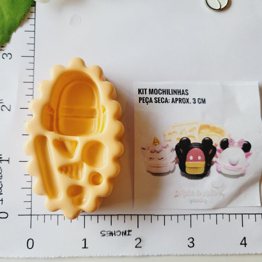 MD #8 Cute Backpack Silicone Mold