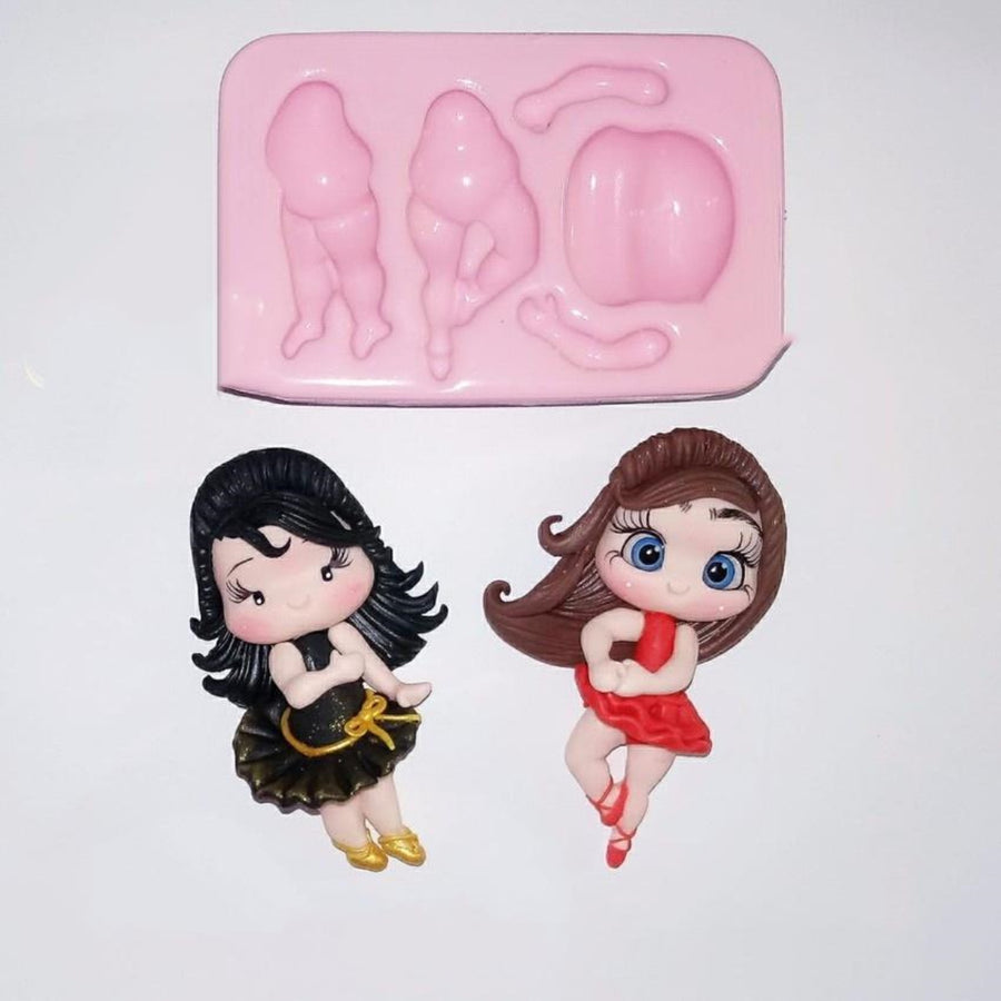 Dancer Divas 3 Silicone Mold KKA #26