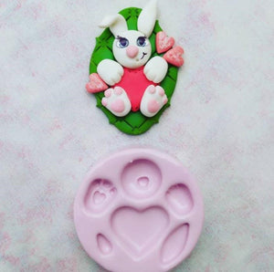 Loving Bunny Silicone Mold MM-CTBA #7