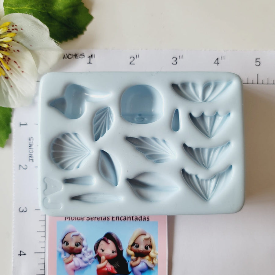 AJ #13 Enchanted Mermaid Silicone Mold