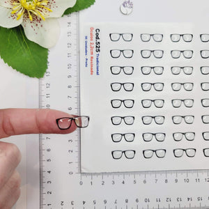 Adhesive Resin Eye Glasses for Clays MNC 525 2.2cm 56Units