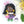 Load image into Gallery viewer, Violet &amp; Jasmine Twins  #571 Clay Doll for Bow-Center, Jewelry Charms, Accessories, and More
