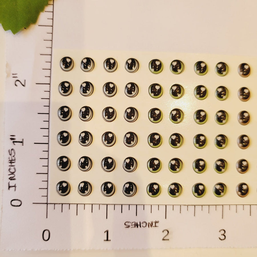 Adhesive Resin Eyes for Clays Multicolor V.A. 009 (SM) 48 Pairs(P)