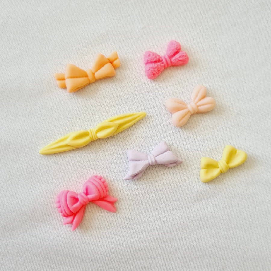 MD #88 Adorable hair-bows Silicone Mold