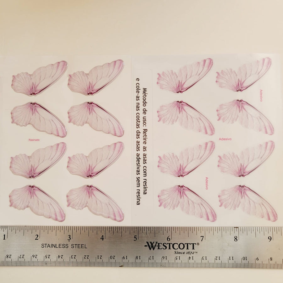 Adhesive Resin Wings for Clays (set of 4) MNC 4.5 cm