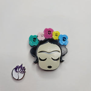 Frida Acrylic Head  Appliques