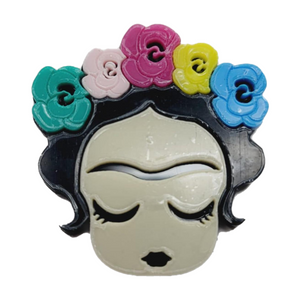 Frida Acrylic Head  Appliques