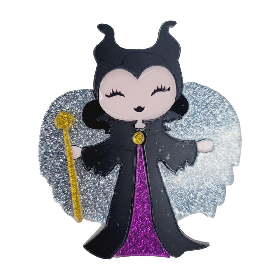 Maleficent LG Doll Acrylic Appliques