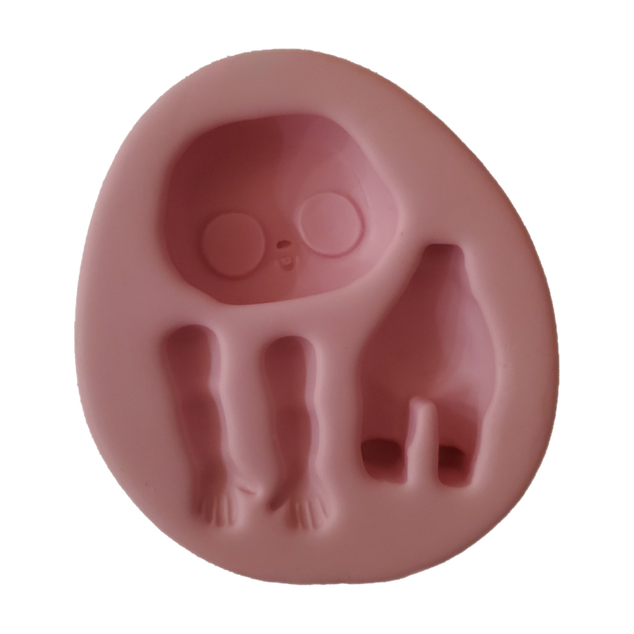 Doll 8 -  Cake Top Universal 3D Silicone Mold ADD #31