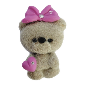 Babalu Bear #045 Clay Doll for Bow-Center, Jewelry Charms, Accessories, and More