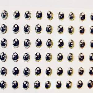 Adhesive Resin Eyes for Clays Multicolor V.A. 0026 (SM) 48 Pairs(P)