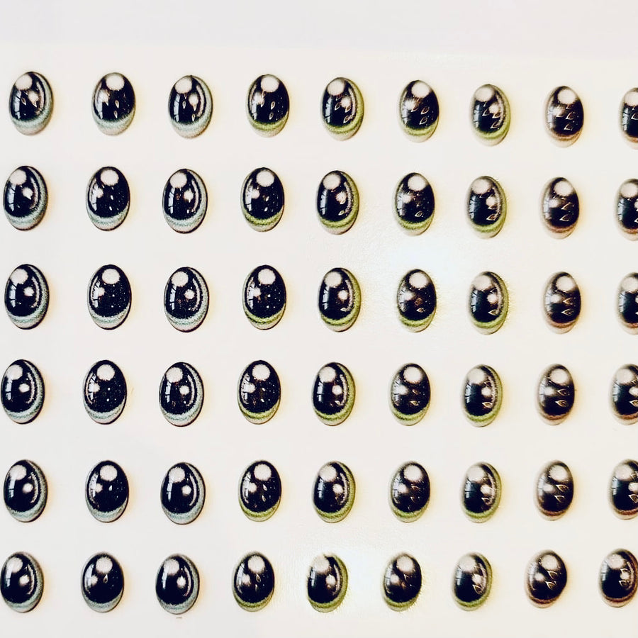Adhesive Resin Eyes for Clays Multicolor V.A. 0026 (SM) 48 Pairs(P)