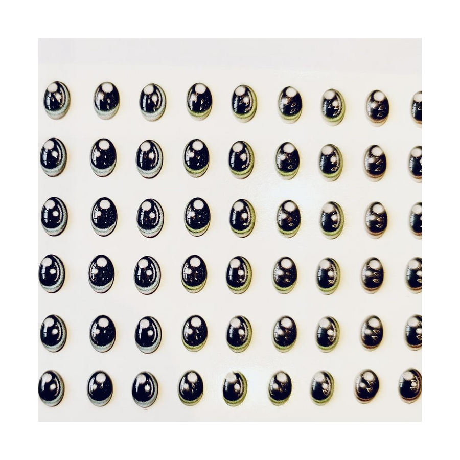 Adhesive Resin Eyes for Clays Multicolor V.A. 0026 (SM) 48 Pairs(P)
