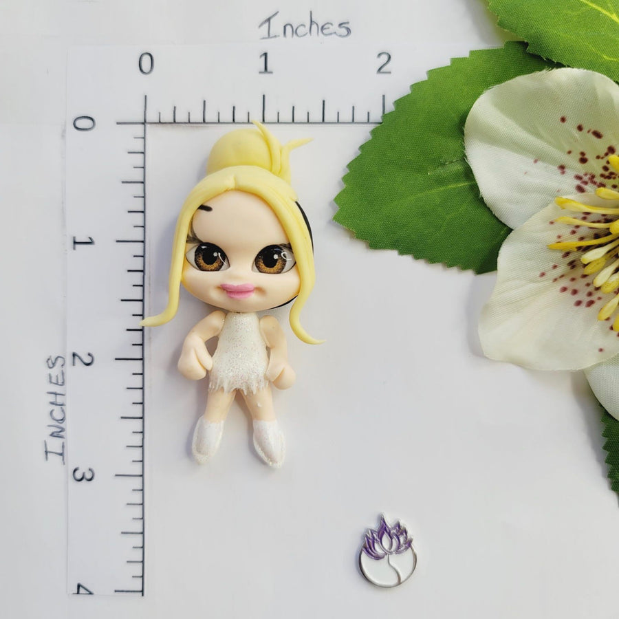 173 DuaLipa Clay Doll for Bow-Center, Jewelry Charms, Accessories, and More