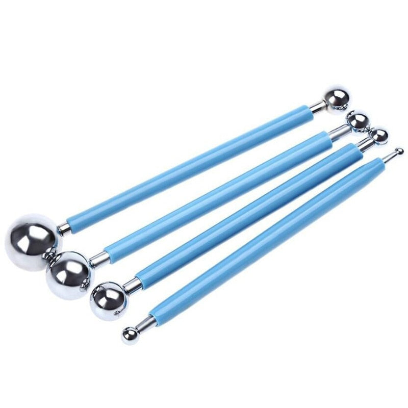 4 Pcs/Set Metal Ball Modelling Tool