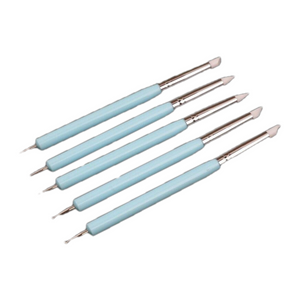 Double Head Silicone/Ceramic Tools Round Head Indentation Pen (5pcs)