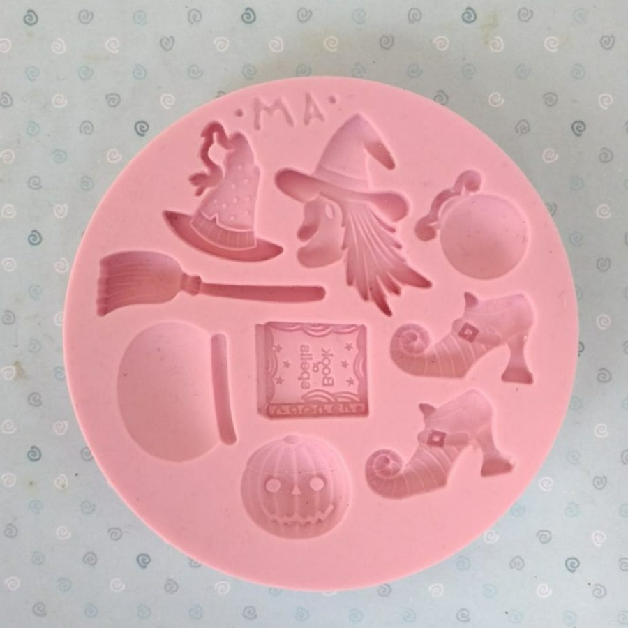 Kit Witch Halloween Silicone Mold 333 MA