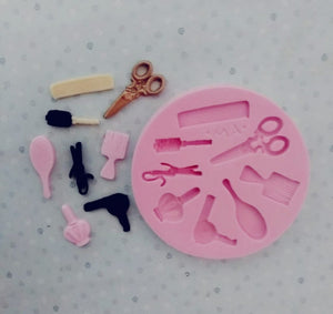 Kit Hair Saloon Silicone Mold 456 MA