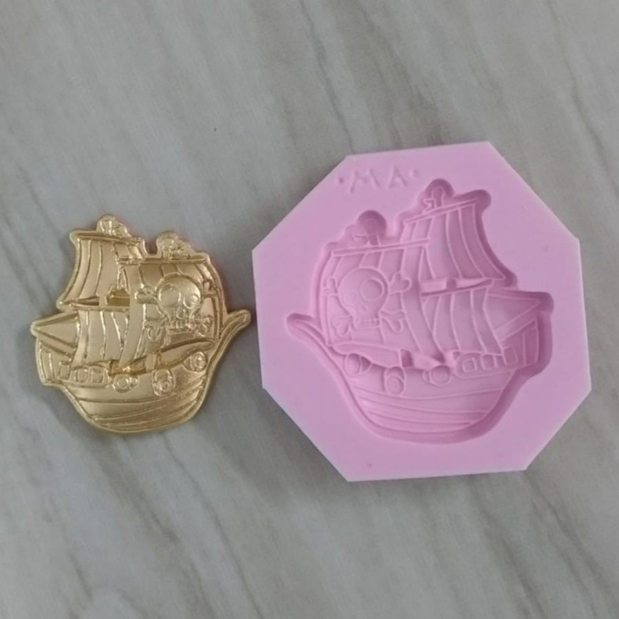 Pirate Boat Silicone Mold 097 MA