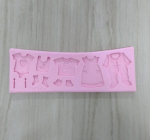 Miniature Baby Clothes Silicone Mold 229 MA