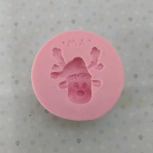 Xmas Reindeer Silicone Mold 556 MA