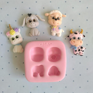 Adorable Animal Creations  Silicone Mold 635 MA