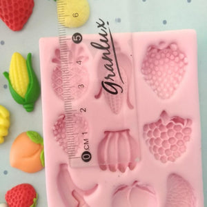 Mini Fruits Silicone Mold 644 MA