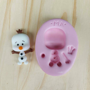 Snowman #2 Silicone Mold 789 MA