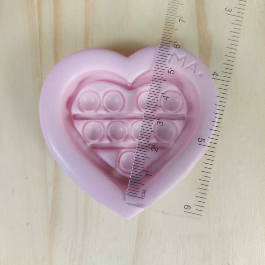 Heart Pop It MED Silicone Mold 810 MA