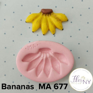 Bananas Silicone Mold MA 677