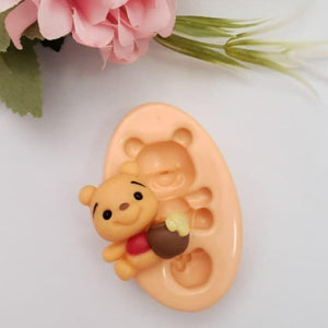 MD #12 Mini Pooh Silicone Mold