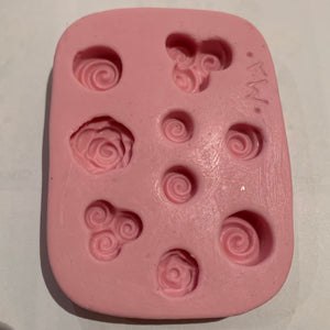 Miniature Bridal Floral Bouquet Silicone Mold 158 MA